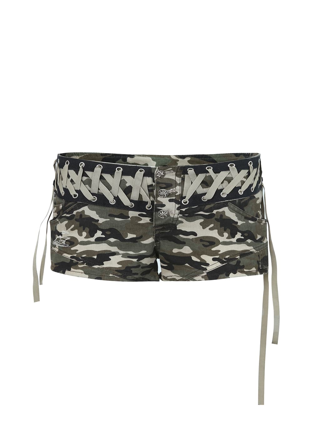 DOUBLEPUNCH丨Y2K Camo Mini Shorts - PSYLOS 1, DOUBLEPUNCH丨Y2K Camo Mini Shorts, Shorts, DOUBLEPUNCH, PSYLOS 1